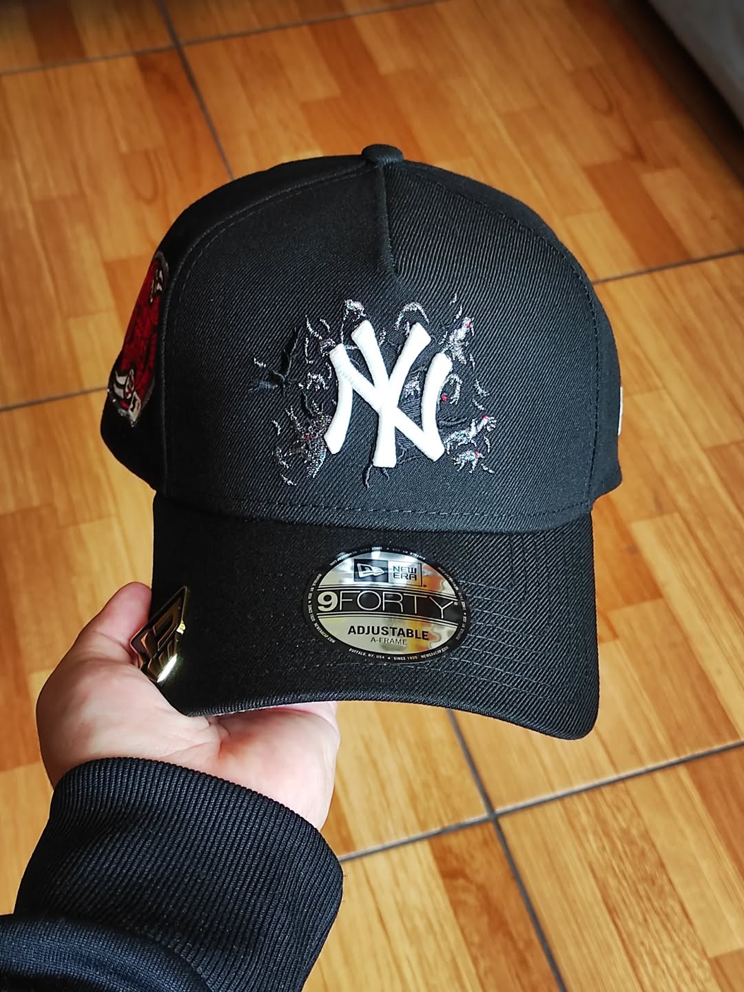 New Era New York Yankees Subway Series 2000 Black Prime Edition 9Forty A Frame Snapback glow 🔦 brilla en la oscuridad