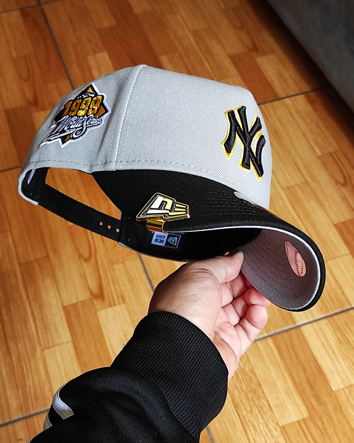 New Era New York Yankees world series 1999 plomo negro - 9 Forty A-FRAME