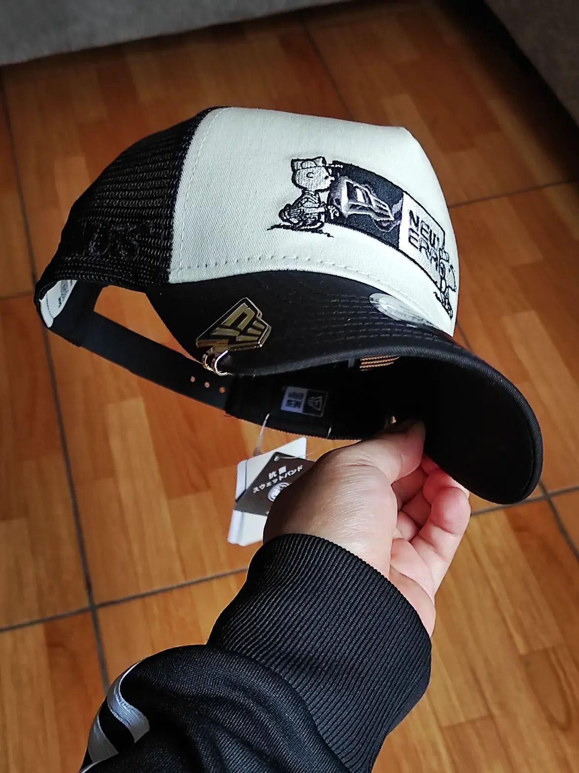 9Forty A-Frame Trucker Peanuts x new Era two tone