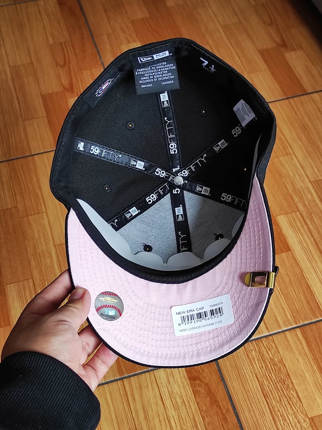 New Era Los Angeles Dodgers Tokyo🇯🇵 Series Black Pink Prime Edition 59Fifty Fitted Hat