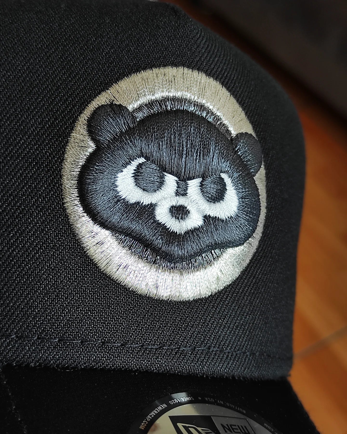 New Era Chicago Cubs viscera satinada black 9 FORTY A-FRAME