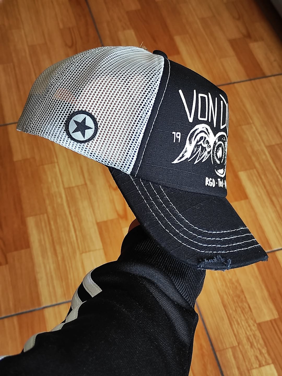 Gorra vondutch black trucker cap