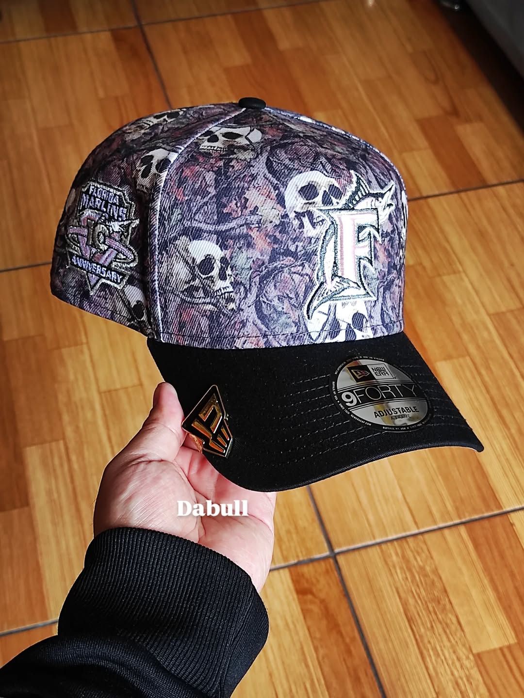 New era Florida Marlins SKULL ☠️ 9FORTY A-FRAME hat