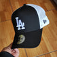 New Era Los Angeles Dodgers black white Trucker a-frame