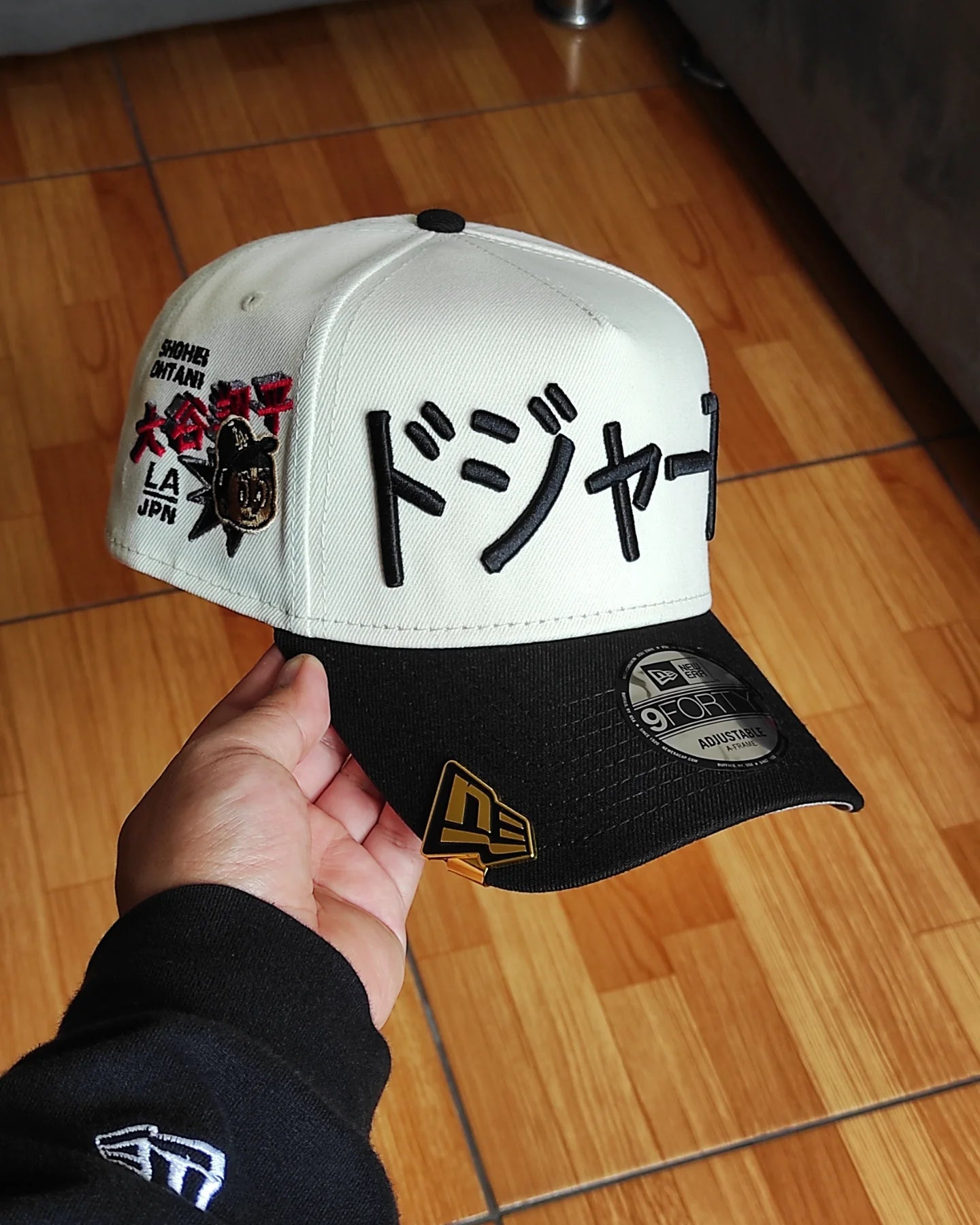 New Era Los Angeles Dodgers Shohei Ohtani Chrome Black Two Tone Edition 9Forty A Frame Snapback