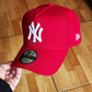 New Era New York Yankees red 9Forty A Frame Snapback Hat