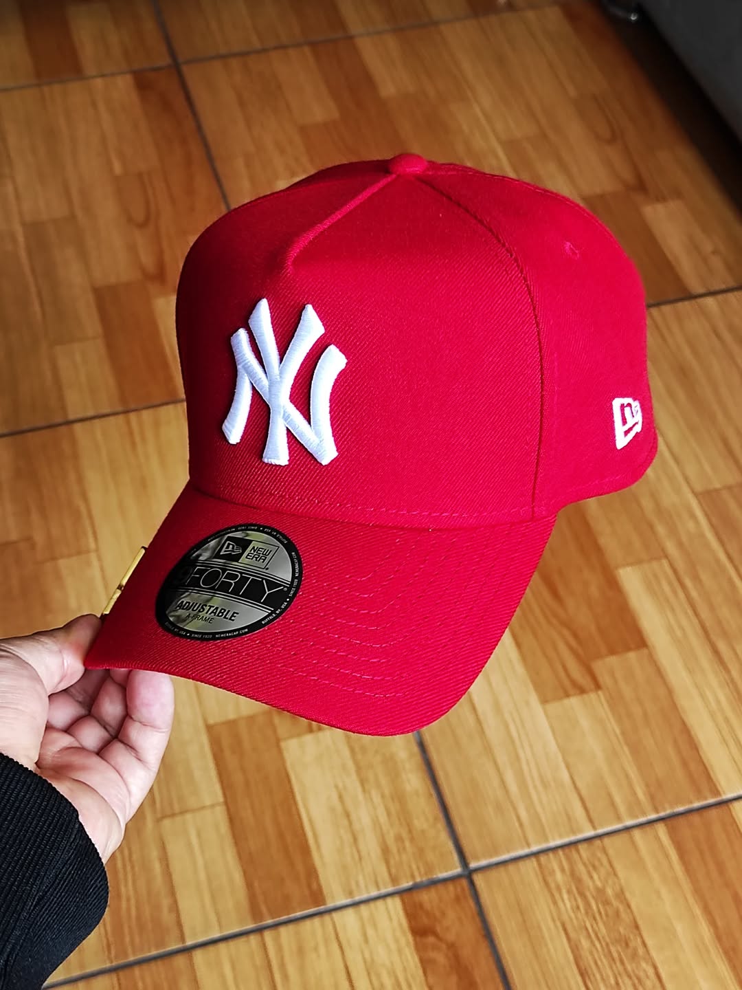 New Era New York Yankees red 9Forty A Frame Snapback Hat
