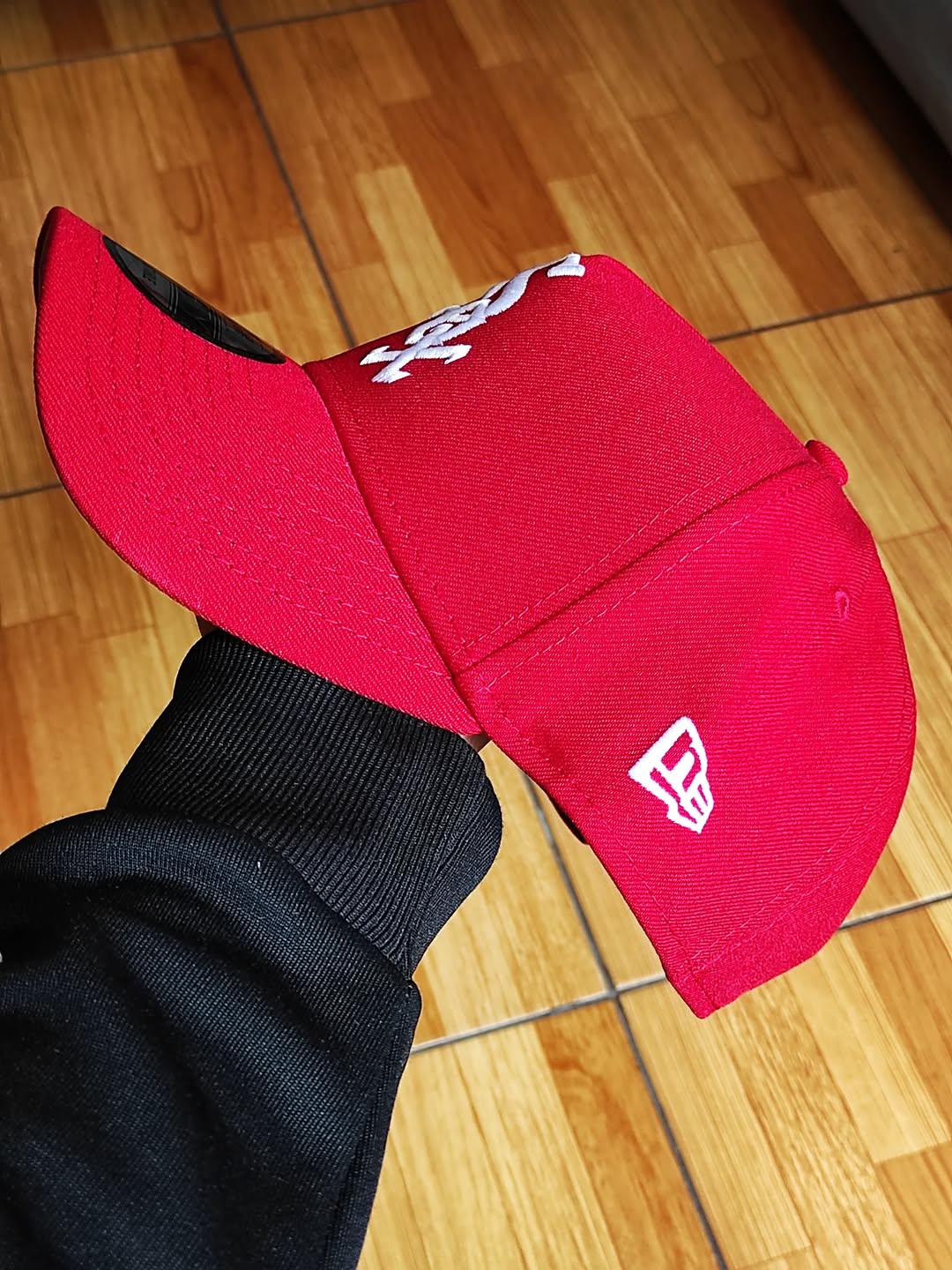 New Era white Sox comesky park red 9Forty A Frame Snapback Hat