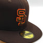 New era San Diego Padres 50th anniversary dark chocolate prime 59 fifty