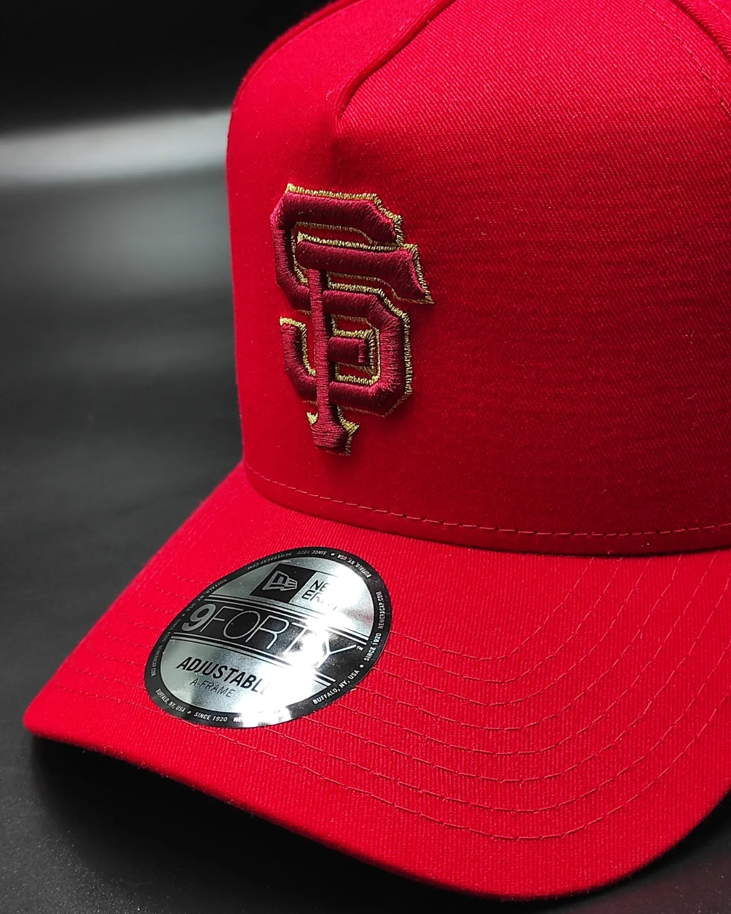 New era San Francisco Gigantes colección año del dragón 9 FORTY AFRAME color rojo🐉🈵