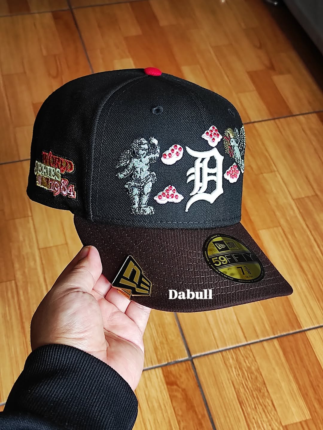 Detroit tigers mlb BLACK two tone pink uv/ New Era 59fifty