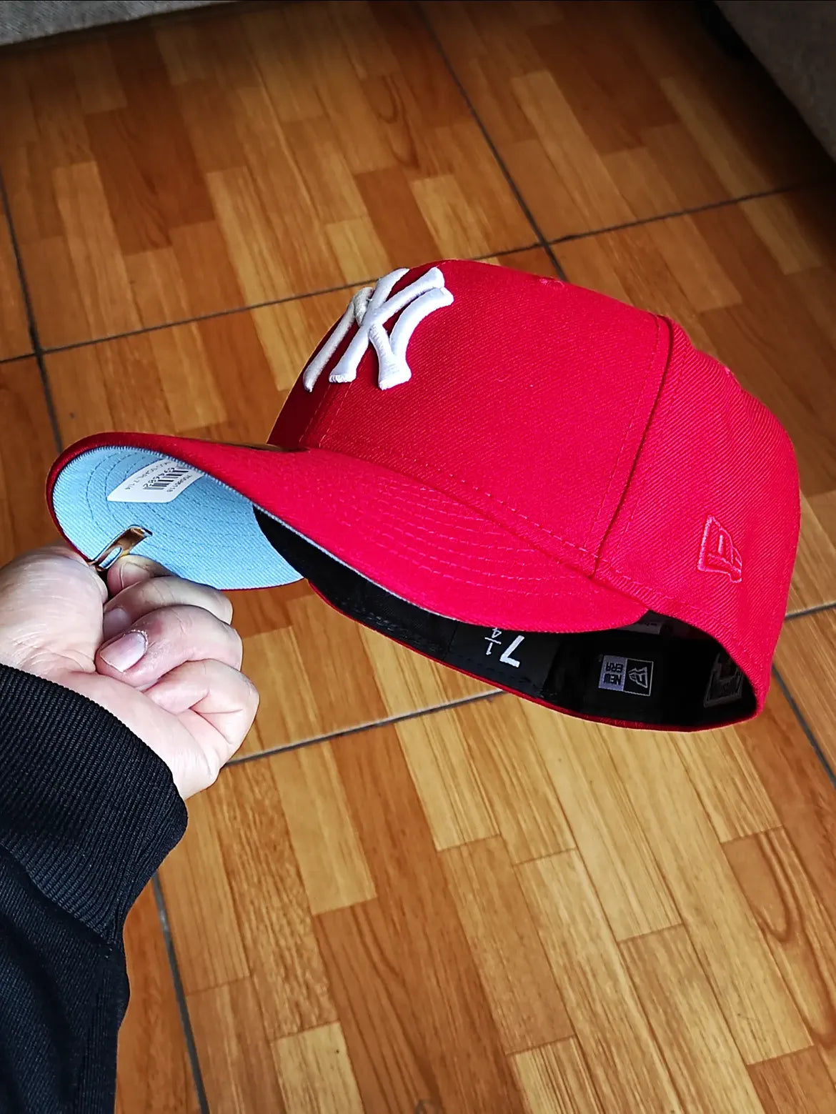 New York yankees mlb red sky blue uv / 59fifty cap