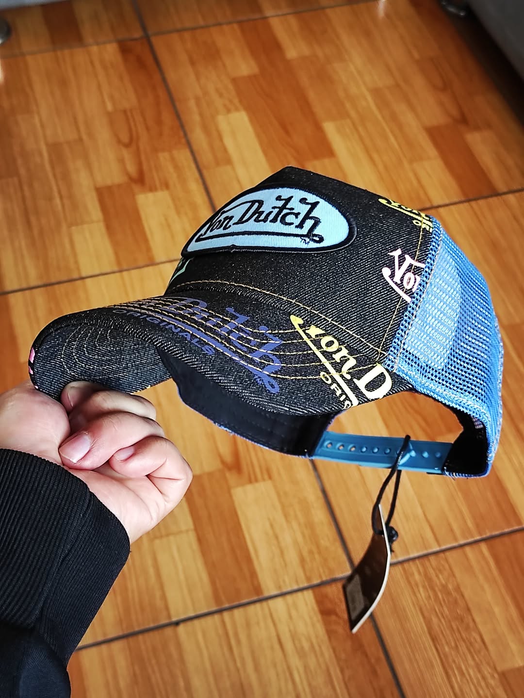 Multilogo Dutch Denim Trucker Hat