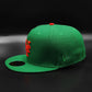 Green New York Mets Orange Bottom 1969 World Series Side Patch New Era 59Fifty Fitted