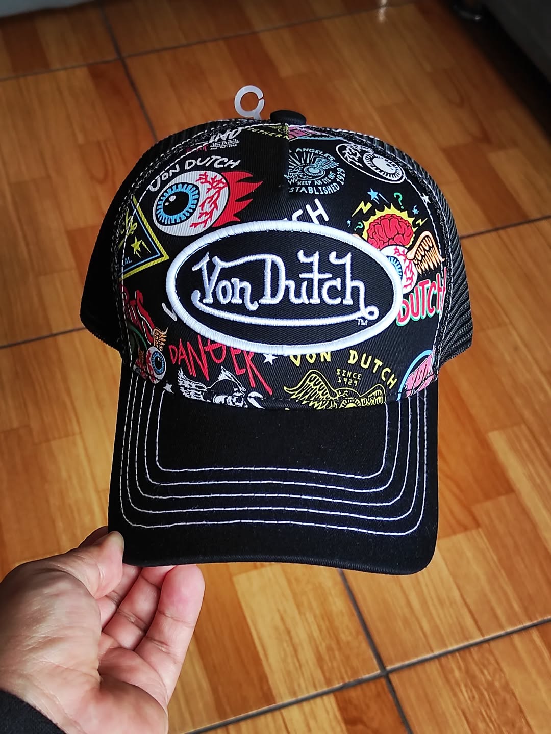 Gorra Con Dutch Jax Black Trucker Hat