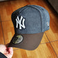 New Era New York Yankees Subway series denim Two Tone 9Forty A-frame Snapback