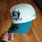 New Era Anaheim Ducks 10th aniversario Chrome aqua 🌊 two Tone 9 FORTY A-FRAME