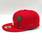 New Era Los Angeles Dodgers' palm taco red 59fifty cap