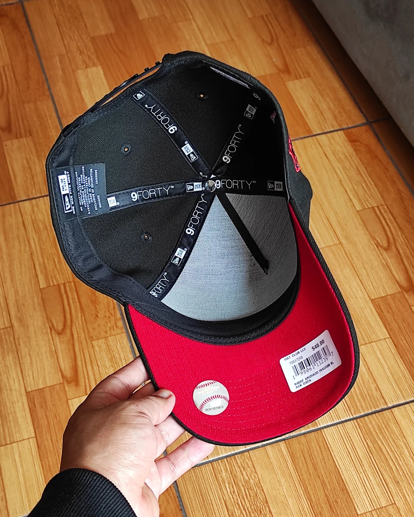 New Era Arizona Diamondbacks inaugural season black red 9forty A-FRAME