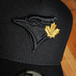 New Era Toronto Blue Jays 40th Season Black Gold 9Forty A Frame Snapback Hat