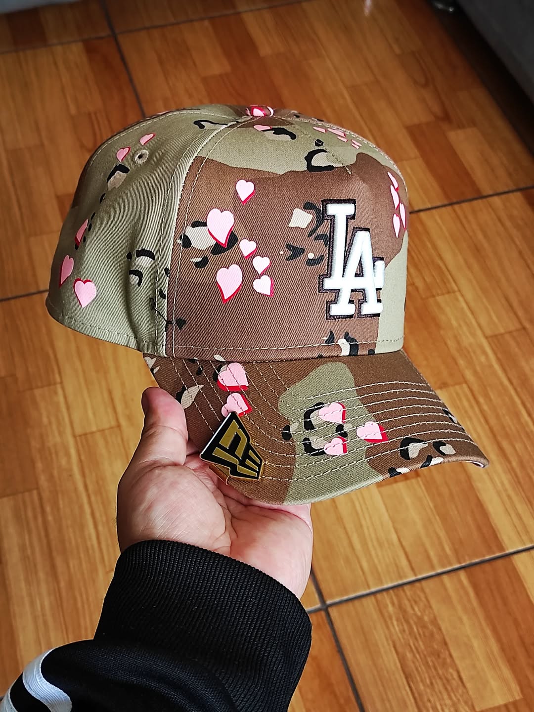 New Era Los Angeles Dodgers camo heart 9FORTY A-Frame Snapback
