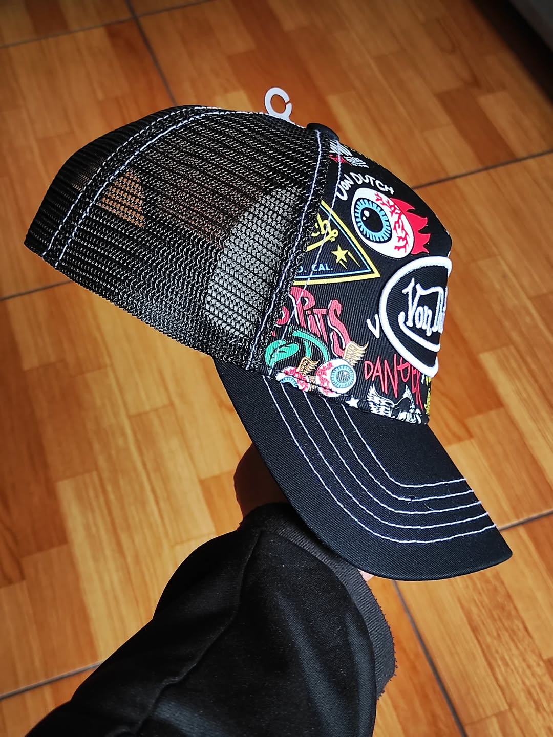 Gorra Con Dutch Jax Black Trucker Hat