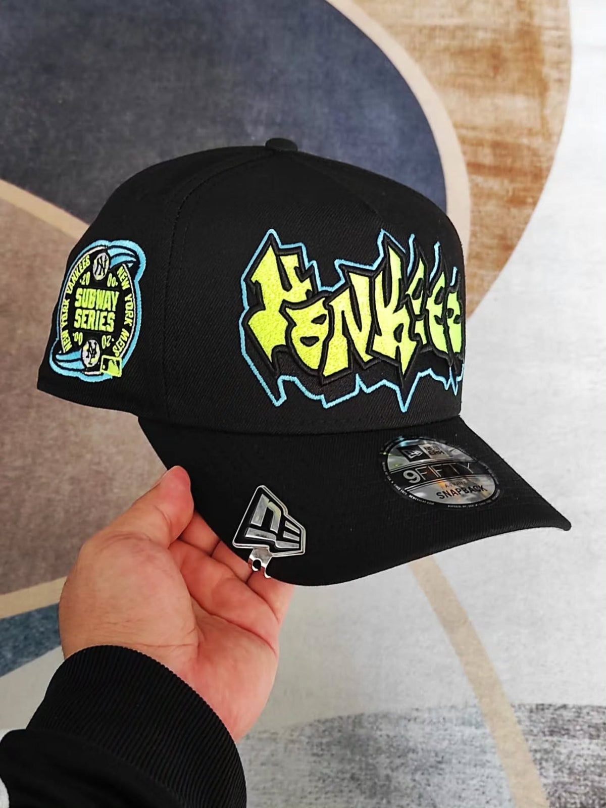 New Era New York Yankees World Series 2000 Black Prime Edition 9Fifty A Frame Snapback Hat