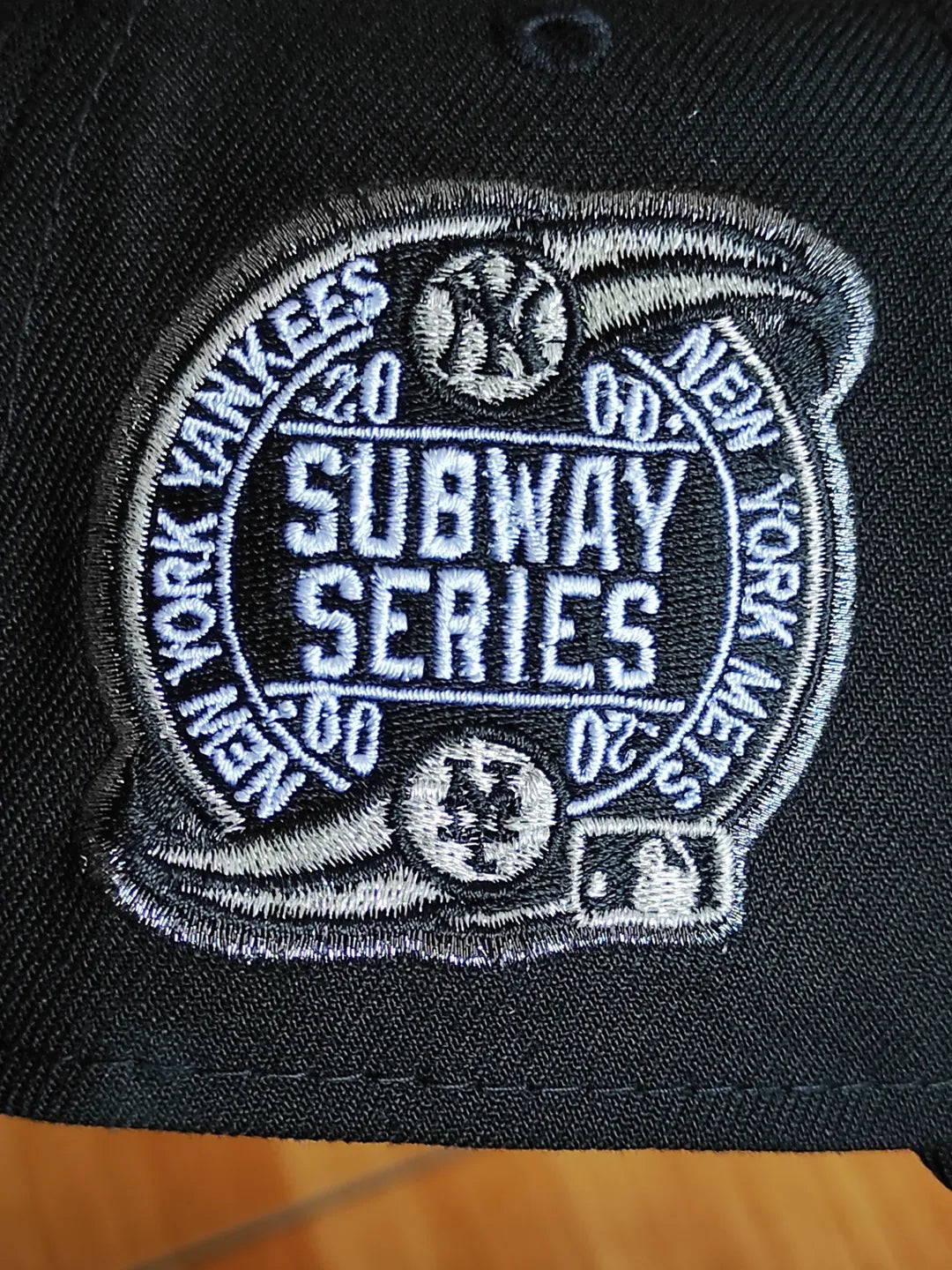 New Era New York Yankees black Subway series Edition 9Forty A Frame Snapback Hat