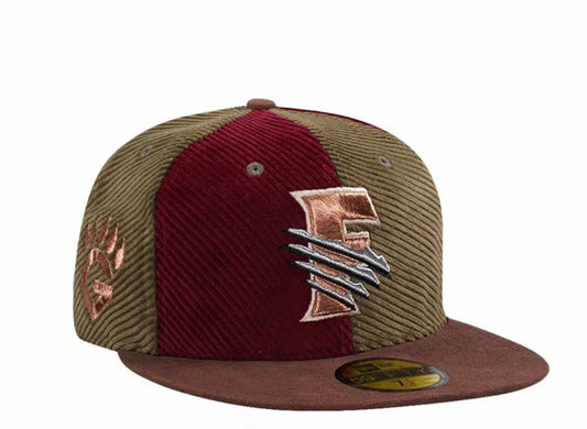 New Era Fresno Grizzlies Metallic Corduroy Pinwheel Horror Edition 59Fifty Fitted Hat
