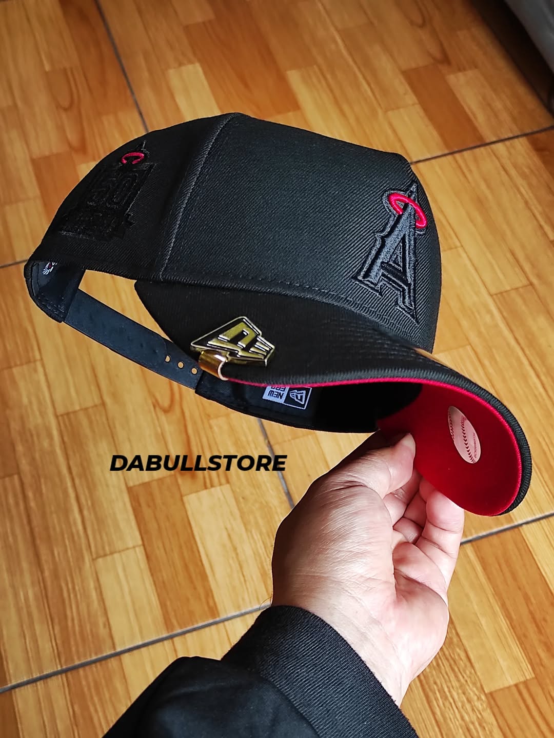 New era Anaheim Angels 50th aniversario black red 9FORTY A-FRAME Snapback