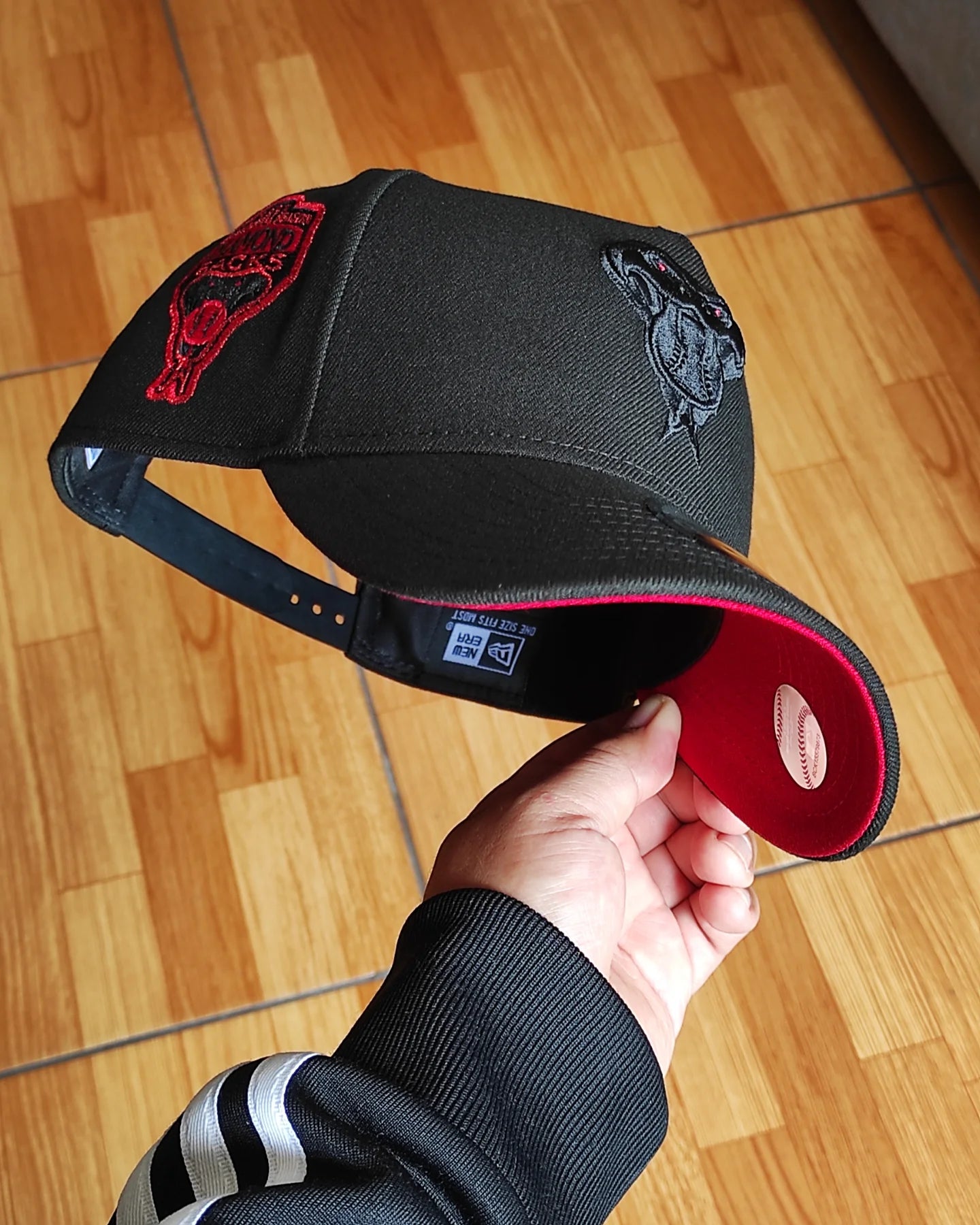 New Era Arizona Diamondbacks inaugural season black red 9forty A-FRAME