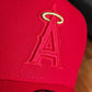 New Era Anaheim Angels Stadium 50th Anniversary All Red Edition 9Forty A Frame Snapback