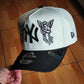 New Era New York Yankees Subway Series Angel Chrome Two Tone Edition 9Fifty A Frame Snapback Hat