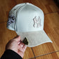 New York Yankees 'Cream ' 9FORTY A-Frame Strapback New era