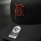47Brand Detroit Tigers Black and Orange Classic Strapback Cap