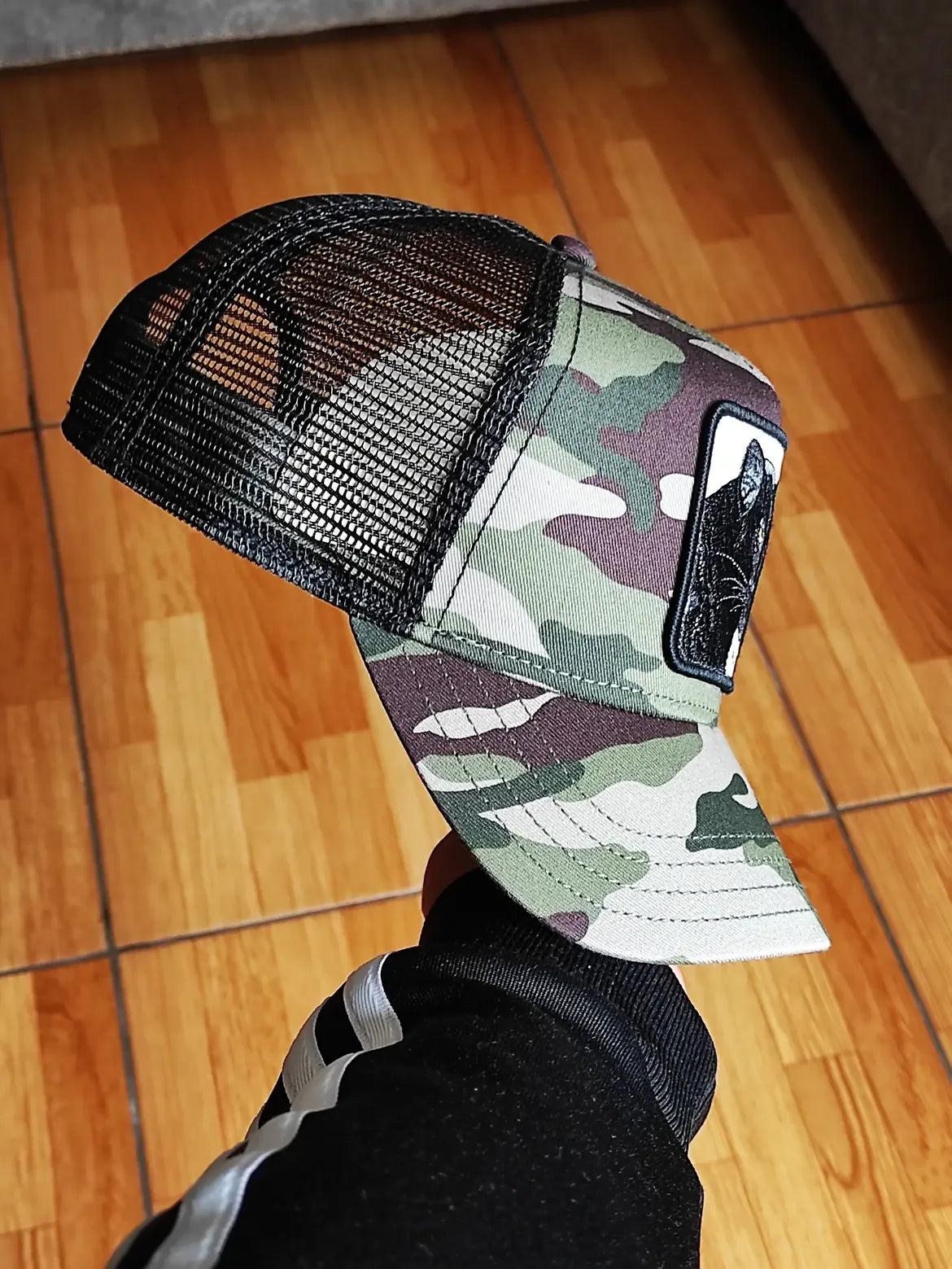 Gorra trucker camuflaje pantera Panther Camouflage Seasonal The Farm de Goorin Bros.