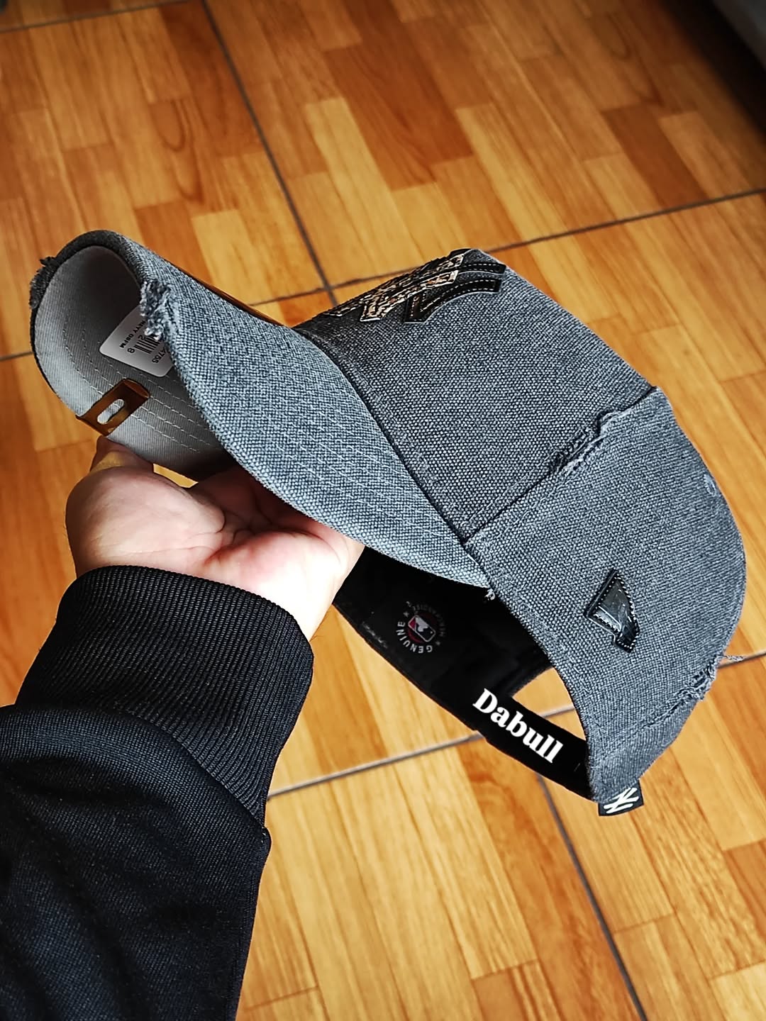 New Era New York Yankees leopard denim Gray 9Forty a-frame