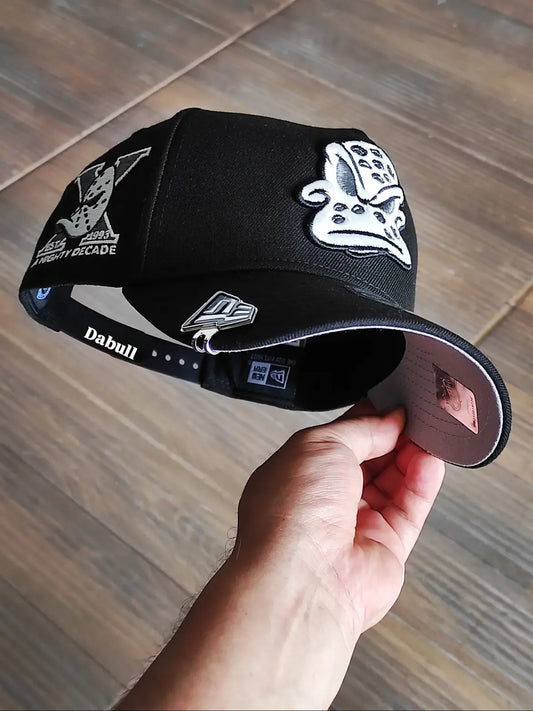 New Era Anaheim Ducks 10th Anniversary Black Prime Edition 9Forty A Frame Snapback Hat