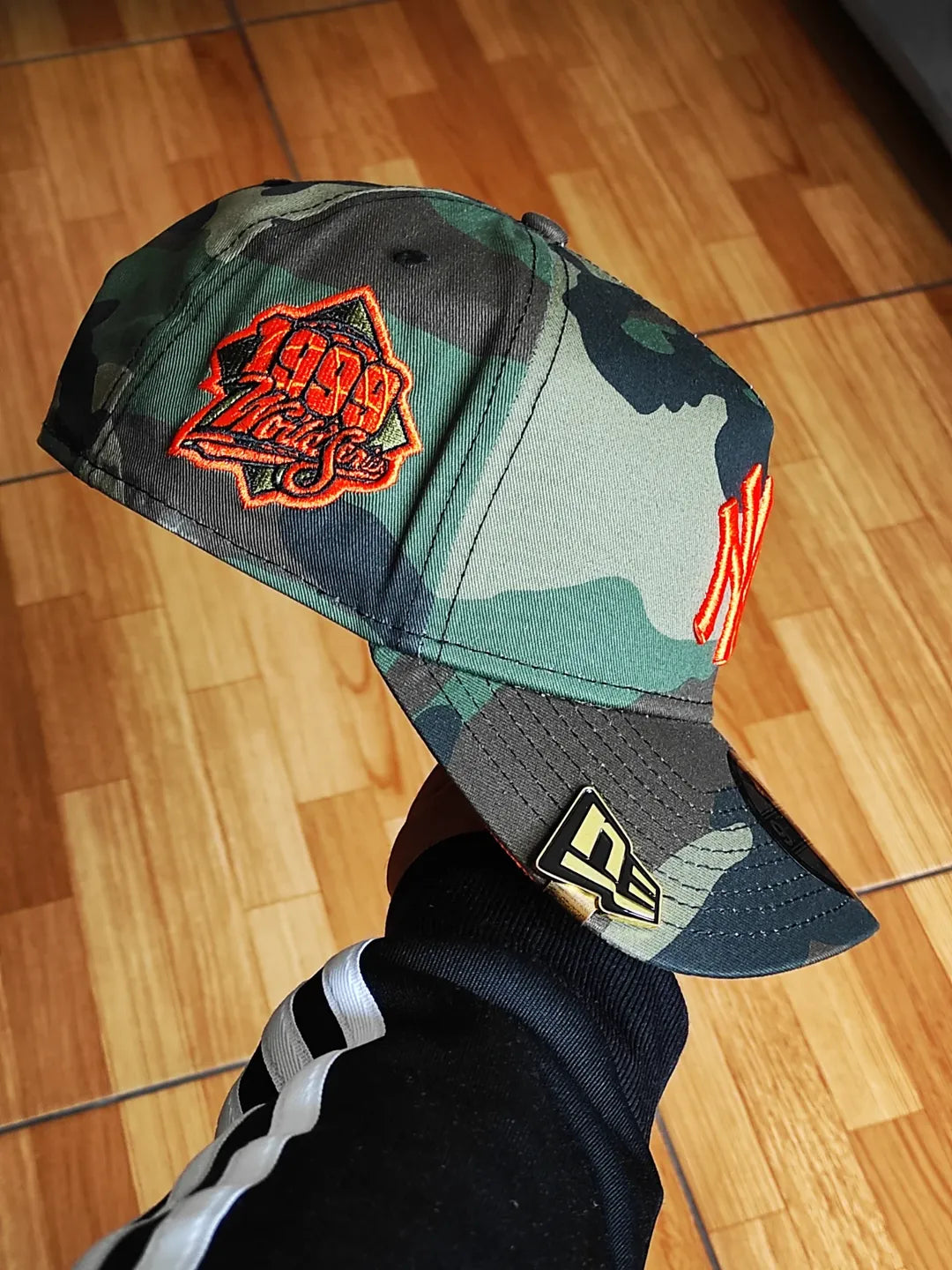 New Era New York Yankees World Series 1999 Camo Edition 9Forty A Frame Snapback Hat