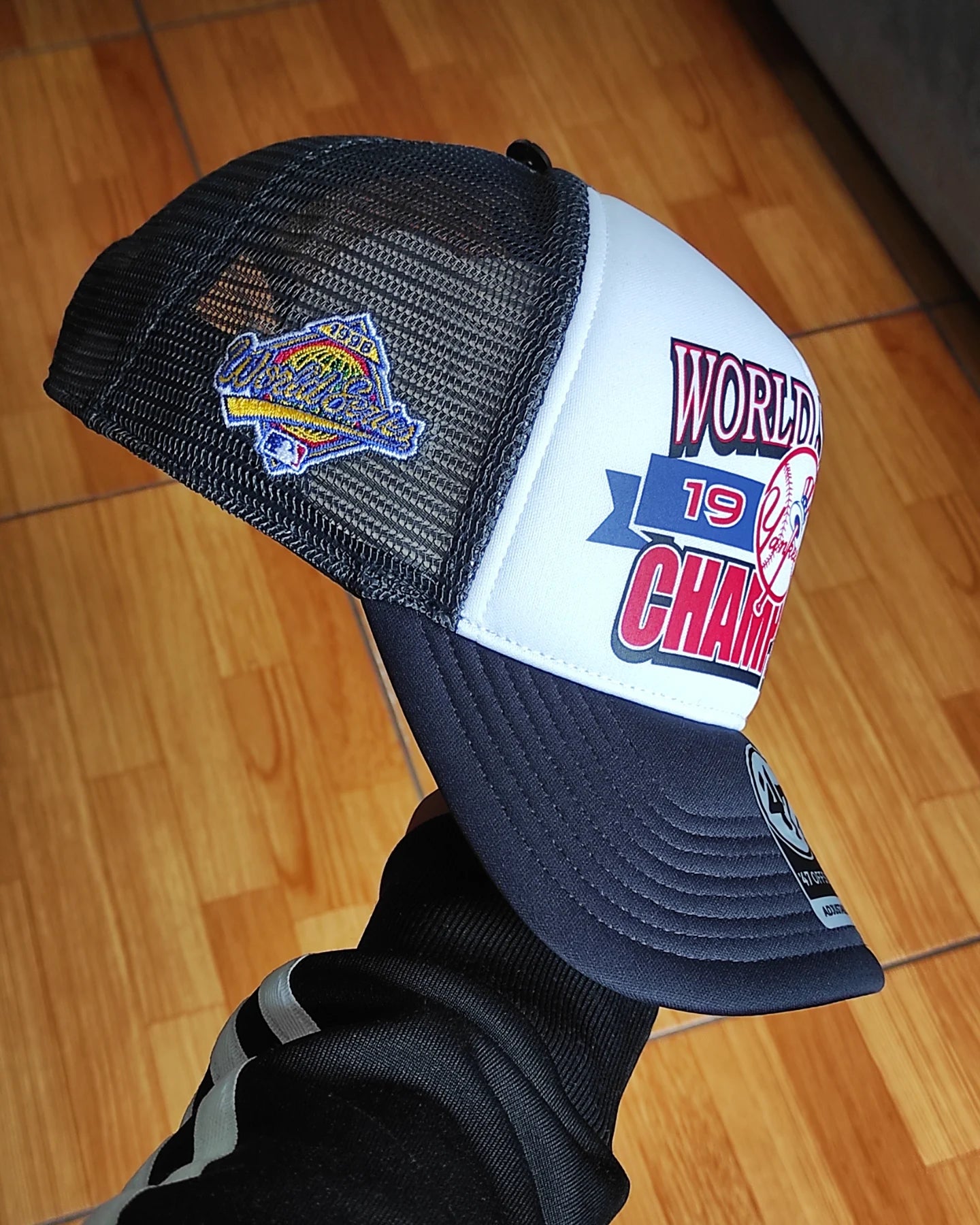 47Brand New York Yankees  world series Navy foam Trucker Snapback