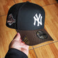 New Era New York Yankees world series Black Brown 9FORTY A-FRAME Snapback