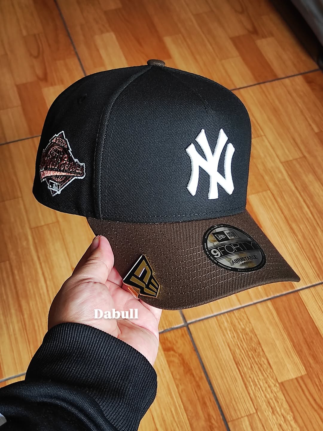 New Era New York Yankees world series Black Brown 9FORTY A-FRAME Snapback
