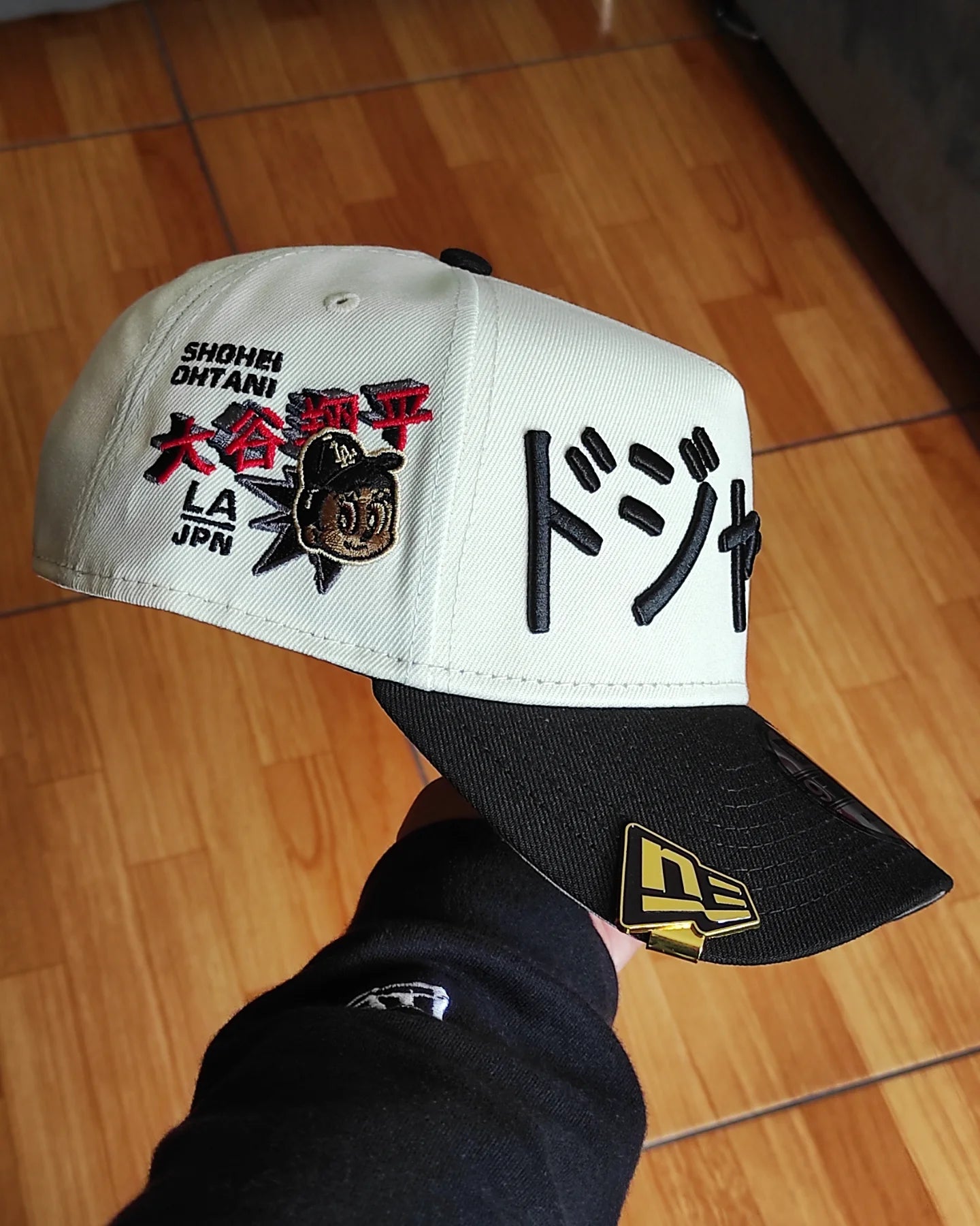 New Era Los Angeles Dodgers Shohei Ohtani Chrome Black Two Tone Edition 9Forty A Frame Snapback