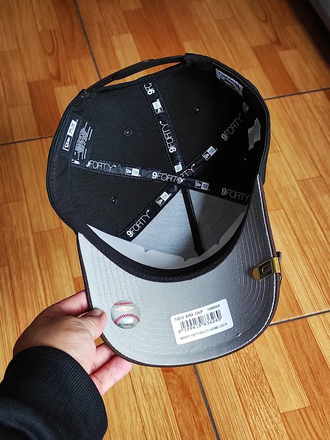 New Era New York Yankees world series Black Brown 9FORTY A-FRAME Snapback