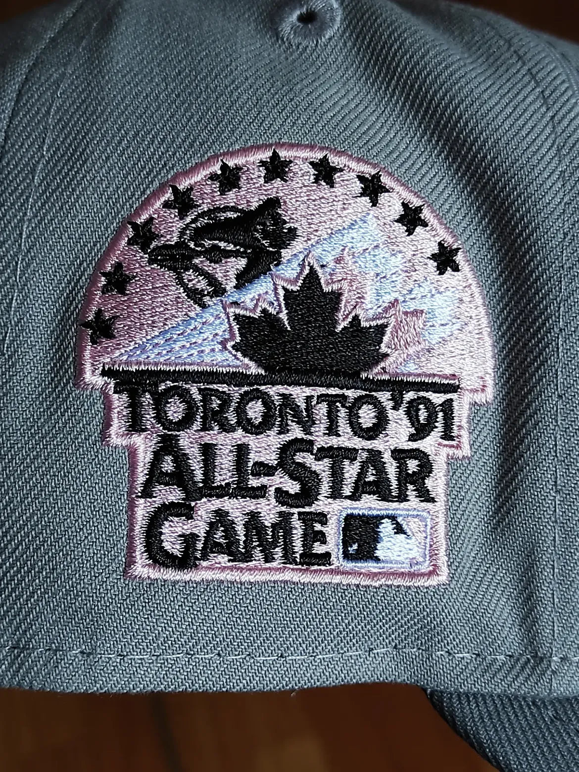 New Era Toronto BLUE Jays All Star Game gray 9FIFTY snapback UV pink