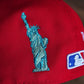 New Era New York Yankees 27x World Champions Metallic Pewter Red Prime Edition 59Fifty Fitted Hat
