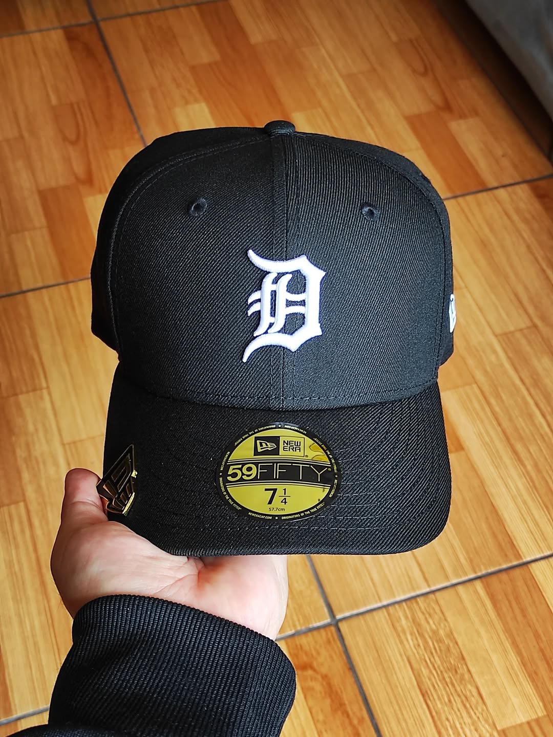 New Era Detroit tigers clásica negra 59Fifty Fitted Hat