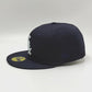 New Era 59fifty silk icys chicago white sox 2005 world series patch hat - navy