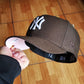 New York yankees mlb walnut pink uv / new era 59fifty