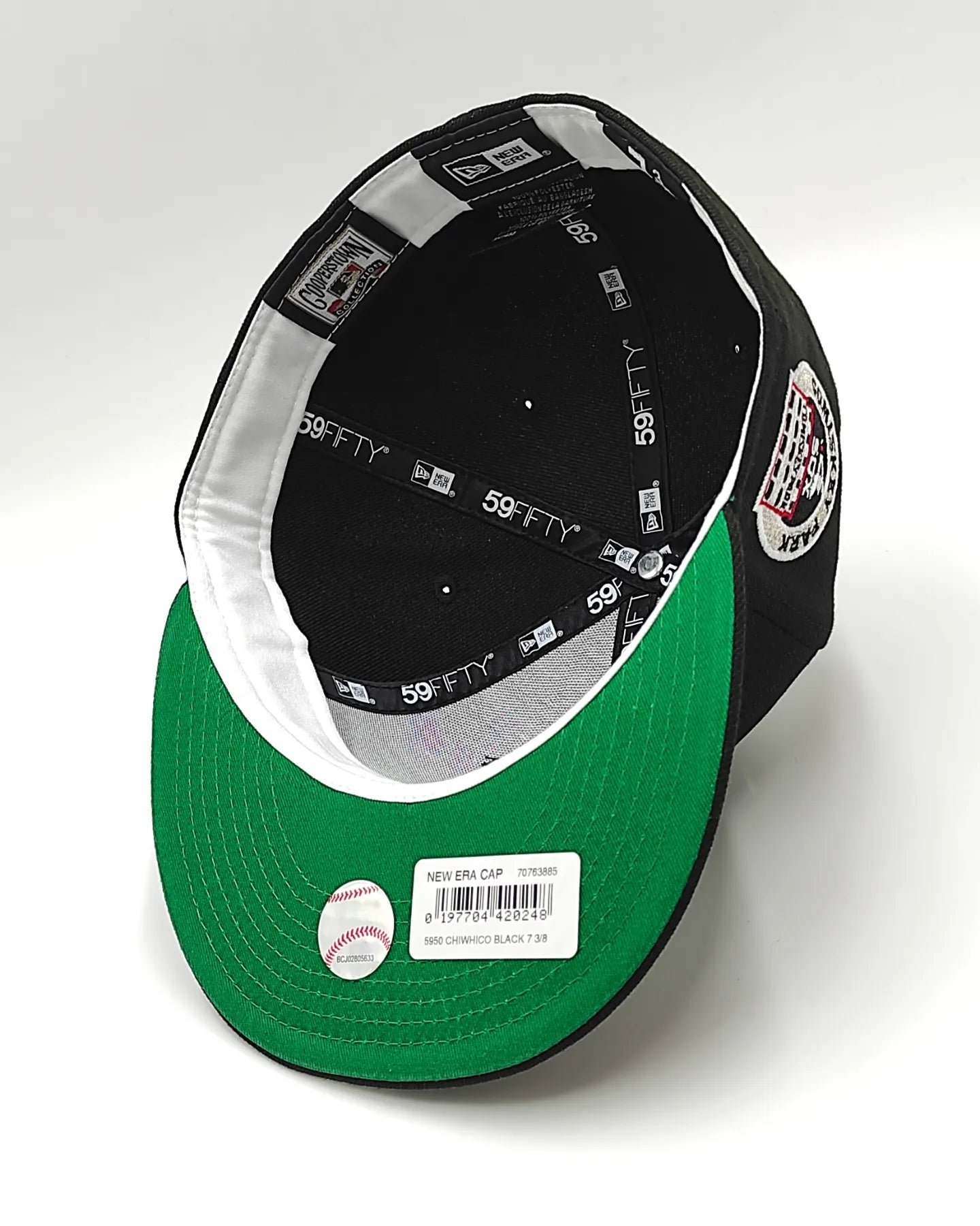 New Era Chicago White Sox comiskey park black throwback edition 59fifty fitted hat